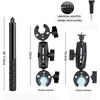 Objektyvas Newfun kameros laikiklis, priedai, skirti insta360 x4, motociklo rinkinys, skirtas insta360 x4, x3, x2 360 laipsnių pasukimas, motociklo laikiklis, suderinamas su keliais įrenginiais