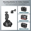 Objektyvas Smallrig dvigubo sluoksnio siurbtukas, skirtas Gopro Hero 12/11/10/9, Dji Osmo Action/procket, Insta360 X3, tvirtinamas ant priekinio stiklo arba automobilio lango - 4193