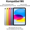Occtingkind, klaviatūra, skirta ipad 2025/2022, dėklas su klaviatūra, skirtas ipad a16 11 colių 2025 ir ipad10 gen 10,9 colių 2022, bluetooth klaviatūra, qwertz, usb c, trackpad, apšvietimas, juoda