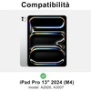 Occtingkind klaviatūra, skirta Ipad Pro 2024 (m4 13 colių) itališka Qwerty su apšvietimu, juoda