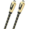 Oehlbach Carb Connect Ultra High Speed Hdmi 2.1 kabelis - 48 Gbps, 8k/60hz, 4k/120hz, monokristalinis Hpocc® varis, 24 karatų auksu dengti kontaktai, 4 krypčių ekranavimas, metalinė jungtis, medžiaginis apvalkalas - 3.2 m