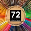 Officetree 72 spalvotų pieštukų rinkinys didelis su A4 formato piešimo bloku - pieštukų rinkinys spalvinimui suaugusiems su metaline dėžute - profesionalus piešimo pieštukų rinkinys su pieštuku ir trintuku