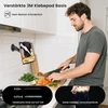 Ohlpro planšetinio kompiuterio sieninis laikiklis, 360° pasukamas laikiklis be gręžimo su 3m lipduku, skirtas 5–13 colių ipad/galaxy tab/ereader/išmaniesiems telefonams, universalus ipad laikiklis sienai, automobilio priekiniam stiklui, stalui, sienai
