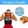Oktoberfest dekoratyviniai pakabinami papuošalai eglutei, 12 bavariškų dekoratyvinių kortelių su pakabinimo virvelėmis rinkinys, Oktoberfest vakarėlio dekoravimo papuošalai, bavariški vakarėlio aksesuarai