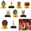 Oktoberfest korio dekoracija, vakarėlio korio dekoracija, stalo dekoracija Oktoberfest, gimtadienio vakarėlio reikmenys, Oktoberfest dekoracija, stalo puošmenos, torto viršūnėlis alui