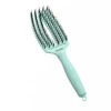 Olivia Garden Fingerbrush Care Iconic - Medium - Mint - Šepetys plaukams iššukuoti su šerno šeriais ir nailonu sveikiems ir žvilgantiems plaukams