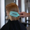 Olivia Garden Fingerbrush Care Iconic - Medium - Mint - Šepetys plaukams iššukuoti su šerno šeriais ir nailonu sveikiems ir žvilgantiems plaukams