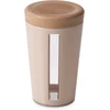 Omada Design - stiklainis 1.25 L - plastikinis ir medinis indas su dangteliu šviežiam maistui - ecoliving linija