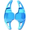 Ontto 2 vairo pavarų perjungimo svirtelių komplektas, skirtas o-pel astra k 2015–2018 insignia 2011–2018, aliuminio pavarų perjungimo svirtelių prailginimo automobilio dekoravimo lipdukas – mėlynas