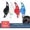 Ontto 2 vairo pavarų perjungimo svirtelių komplektas, skirtas o-pel astra k 2015–2018 insignia 2011–2018, aliuminio pavarų perjungimo svirtelių prailginimo automobilio dekoravimo lipdukas – mėlynas