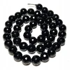 Onyksas 8mm briaunuotas Virvelė ~38cm / 45vnt karoliukai akmuo Onyx