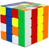 Oostifun Moyu Mfjs Mofang Jiaoshi Meilong M Cube 4x4 kubas Cubing Classroom Meilong 4 m 4x4x4 sklandus galvosūkių kubas su kubo krepšiu ir kubo trikoju (įvairiaspalvis)