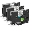 Oozmas skaidrios etikečių juostos, suderinamos su Brother P touch Tze-131, juoda ant skaidrios juostos kasetės 12 mm x 8 m, skaidri etikečių juosta, suderinama su Brother P-touch H107b H105 D400 D410