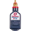Optimate Tecmate Usb O-115.3300 Ma atsparus oro sąlygoms dvigubas Usb įkroviklis su dviem išėjimais su motociklo kištuku