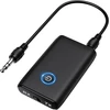 Oqimax Bluetooth adapteris Aux, 2-in-1 Bluetooth 5.3 siųstuvas-imtuvas su mažu vėlavimu, 3,5 mm Aux lizdo garso siųstuvas-imtuvas ausinėms, garsiakalbiams, stereo sistemai, automobiliui, televizoriui, nešiojamam kompiuteriui, lėktuvui