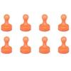 Orange 8 x magnetinis laikiklis šaldytuvui lentai 19x25 oranžinis