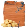 Grandininis pjūklas Orange Stiprūs rašeliai maišai bulvėms svogūnams malkoms 42x60 15kg oranžinis su kilpele
