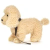 Orange Toys Uni-toys - pudelis abrikosinis, stovintis (su pavadėliu) - 30 cm (ilgis) - pliušinis šuo - pliušinis žaislas, minkštas žaislas