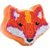 Orb - dekoratyvinė pagalvėlė lapė - 14235 - plush craft - oranžinė - pasidaryk pats - vaikiškas žaislas - mano dizainas - kūrybiškumas - dekoracija - meninė veikla - 25.5 x 25.5 - nuo 5 metų