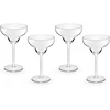 Orchid Royal Leerdam Margarita taurės, skaidrios, 30 cl, elegantiškos, patvarios ir tinkamos plauti indaplovėje, 4 vnt. rinkinys