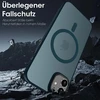 Orda magnetinis dėklas, skirtas iphone 11 6.1 colio, suderinamas su magsafe, permatomas matinis galinis dangtelis, plonas, atsparus smūgiams, apsauginis, mėlynas