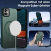 Orda magnetinis dėklas, skirtas iphone 11 6.1 colio, suderinamas su magsafe, permatomas matinis galinis dangtelis, plonas, atsparus smūgiams, apsauginis, žalias