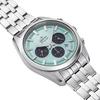 Orient Stretto Solar Chronograph 40mm Sky Mėlyna Dial Steel Band vyriškas laikrodis Ra-tx0304l10b mėlynas, mėlynas, šiuolaikiškas