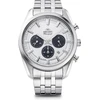 Orient Stretto Solar Chronograph 43mm laikrodis su baltu ciferblatu ir plieniniu dirželiu, skirtas vyrams Ra-tx0305s10b. Turėtų būti parašyta - Orient Stretto Solar Chronograph 40mm laikrodis su baltu ciferblatu ir plieniniu dirželiu, skirtas vyrams, balt
