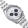 Orient Stretto Solar Chronograph 43mm laikrodis su baltu ciferblatu ir plieniniu dirželiu, skirtas vyrams Ra-tx0305s10b. Turėtų būti parašyta - Orient Stretto Solar Chronograph 40mm laikrodis su baltu ciferblatu ir plieniniu dirželiu, skirtas vyrams, balt