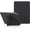 Origami dėklas, skirtas Ipad 9.7 colių 6-os kartos 2018 ir 5-os kartos 2017, taip pat skirtas Ipad 9.7 colių Air 1-os kartos 2013 ir Air 2-os kartos 2014, 5-in-1 įvairūs žiūrėjimo kampai, švelnus silikoninis dėklas, minkštas tpu galinis dangtelis - juodas
