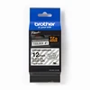 Originali Brother Tze-s131 juosta, 12 mm, skaidri/juoda, stiprus klijavimas, E300vp E550wvp Tzes131