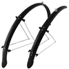 Orion dviračio purvasargiai 26" juodi 58mm pilni purvasargiai su atramomis, viniliniai