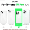 Ornarto dėklas, skirtas iphone 15 pro, su kameros apsauga ir 2 ekrano apsaugomis, skysto silikono telefono dėklas iphone 15 pro 6,1 colio, smūgiams atsparus iphone 15 pro apsauginis dėklas su mikropluoštu