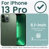 Ornarto silikoninis dėklas, suderinamas su iphone 13 pro 6.1, itin plonas, pilnos apsaugos skysto silikono telefono dėklas, skirtas iphone 13 pro (2021) 6.1 colio, alyvuogių žalias