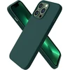 Ornarto silikoninis dėklas, suderinamas su iphone 13 pro 6.1, itin plonas, pilnos apsaugos skysto silikono telefono dėklas, skirtas iphone 13 pro (2021) 6.1 colio, alyvuogių žalias