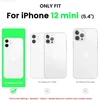 Ornarto silikoninis dėklas, suderinamas su iphone 12 mini, itin plonas, pilnos apsaugos skysto silikono telefono dėklas, skirtas iphone 12 mini (2020) 5.4 colio, šviesiai violetinės spalvos