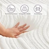 Ortopedinis šaltojo putplasčio čiužinys 140 x 200 cm, 20 cm aukščio, kietumas H3, nuimamas kvėpuojantis užvalkalas, Twirest komforto putų čiužinys 140 x 200 cm