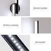 Osairous sieninis šviestuvas led modernus 55 cm, 22 w 2475 lm led sieninis šviestuvas juodas, sieninis apšvietimas prieškambariui 6500 k šaltai balta miegamojo koridoriaus svetainės laiptams