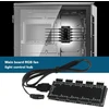 Ototec 10 kanalų rgb šakotuvas pc korpuso ventiliatoriaus šakotuvas cpu aušinimo šakotuvas pc pagrindinės plokštės rgb ventiliatoriaus ilgiklis rgb led skirstytuvo šakotuvas, skirtas pc staliniam kompiuteriui 12 v 4 kontaktų