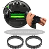 Ototec 4 vnt. ratų padangos, suderinamos su Irobot Roomba 500 600 700 800 900 e5 e6 i7 serijos ratais, pilnas modelių asortimentas, neslystančios, puikus sukibimas ir lengvas montavimas