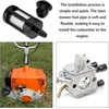 Ototec Karbiuratoriaus benzino filtro rinkinys, suderinamas su Stihl Fs75 Fs80 versija Fs85, su degalų žarnos filtru ir guminiu kamščiu