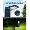 Ousfot saulės šviestuvai sodo apšvietimui lauke, 2 vnt., 30 led, vandeniui atsparūs ip65, 2 apšvietimo režimai, saulės prožektoriai grindų kiemo važiuojamosios dalies takui