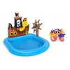 Ovalus pripučiamas baseinas Bestway 52211 140 x 130 cm Piratų Laivas