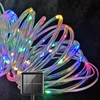 Ovker saulės virvės girlianda, 100 Led saulės kalėdinės lemputės, lauko sodo žarnos girlianda, 8 režimai, atspari vandeniui, kalėdinė dekoracija sodui, vidui, laukui, vestuvėms (įvairiaspalvė)