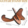 Owlmate gitaros stovas elektrinei gitarai, gitaros stovas, medinis gitaros stovas akustinei gitarai, elektrinei gitarai, bosinei gitarai, gitaros stovas su įbrėžimams atspariu putų danga