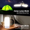 Owwasd Led kempingo lempa, kempingo žibintas, Usb įkraunamas su 5000 Mah, 96 Led, pritemdoma kempingo lemputė, palapinės lempa elektros energijos tiekimo nutraukimams, žygiams, avarinei situacijai, lauke ir t. t. (style 1)