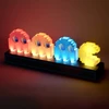 Pac Man & Ghosts stalinė lemputė - oficialiai licencijuota, reaguoja į garsą, 3 šviesos režimai, maitinama Usb arba baterijomis, žaidimų kambario dekoracija, retro žaidėjų dovana