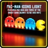 Pac Man & Ghosts stalinė lemputė - oficialiai licencijuota, reaguoja į garsą, 3 šviesos režimai, maitinama Usb arba baterijomis, žaidimų kambario dekoracija, retro žaidėjų dovana