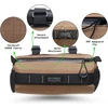 Pack2ride Askme dviračio krepšys ant vairo - atsparus vandeniui, patvarus Cordura audinys ir kasdienių reikmenų laikiklis - priekinė dviračio laikymo vieta, krepšys dviračių kelionėms (ruda)
