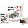 Pagalvė + puodelis 50-ajam gimtadieniui 50 metų Ursus + bet koks vardas